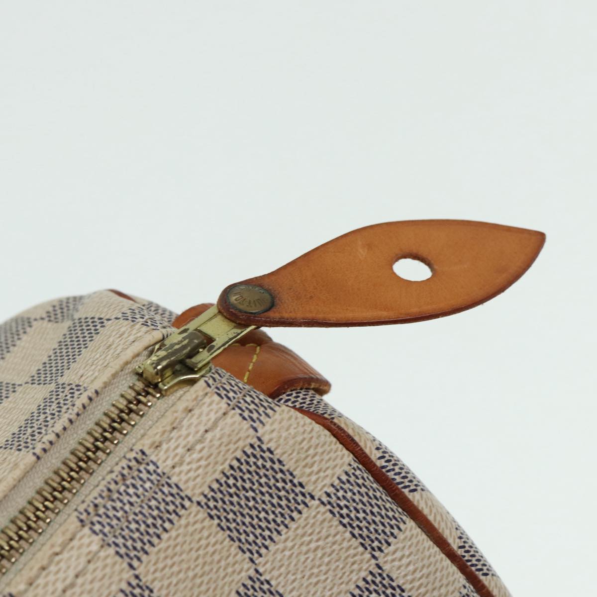 LOUIS VUITTON Damier Azur Speedy 30 Hand Bag N41533 LV Auth 85041