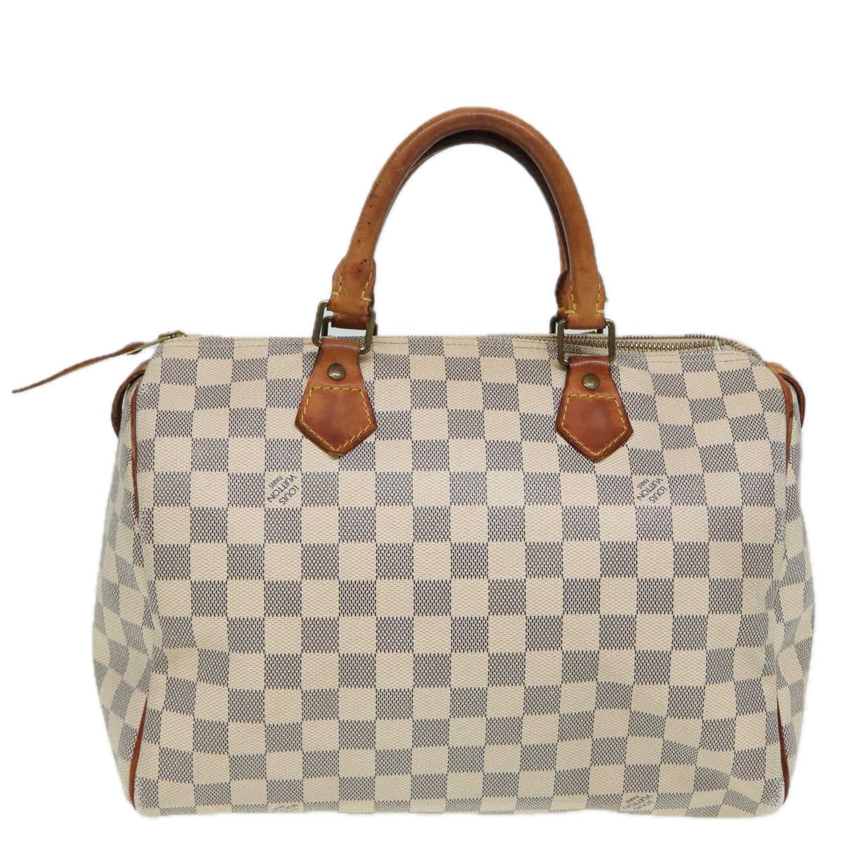 LOUIS VUITTON Damier Azur Speedy 30 Hand Bag N41533 LV Auth 85041