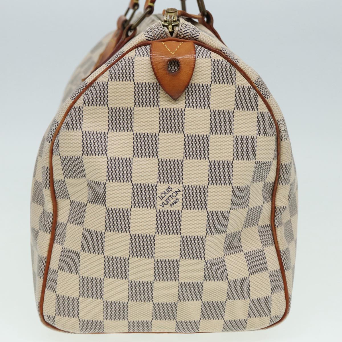 LOUIS VUITTON Damier Azur Speedy 30 Hand Bag N41533 LV Auth 85041