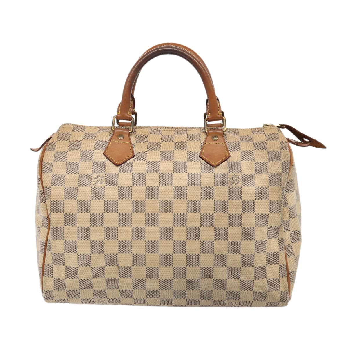 LOUIS VUITTON Damier Azur Speedy 30 Hand Bag N41533 LV Auth 85042