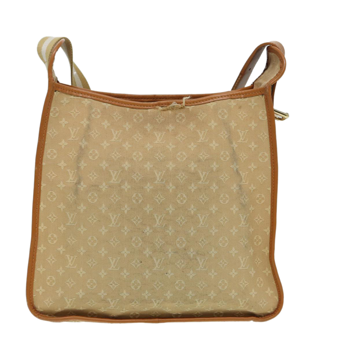 LOUIS VUITTON Monogram Mini Buzas Marie Kate Bag Beige M92323 LV Auth 85046