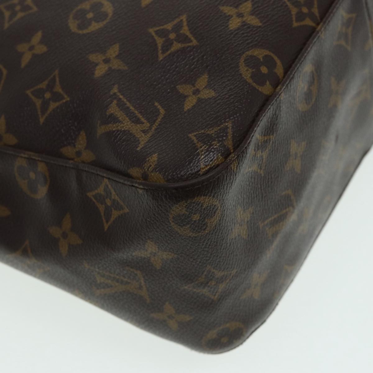 LOUIS VUITTON Monogram Looping GM Shoulder Bag M51145 LV Auth 85048