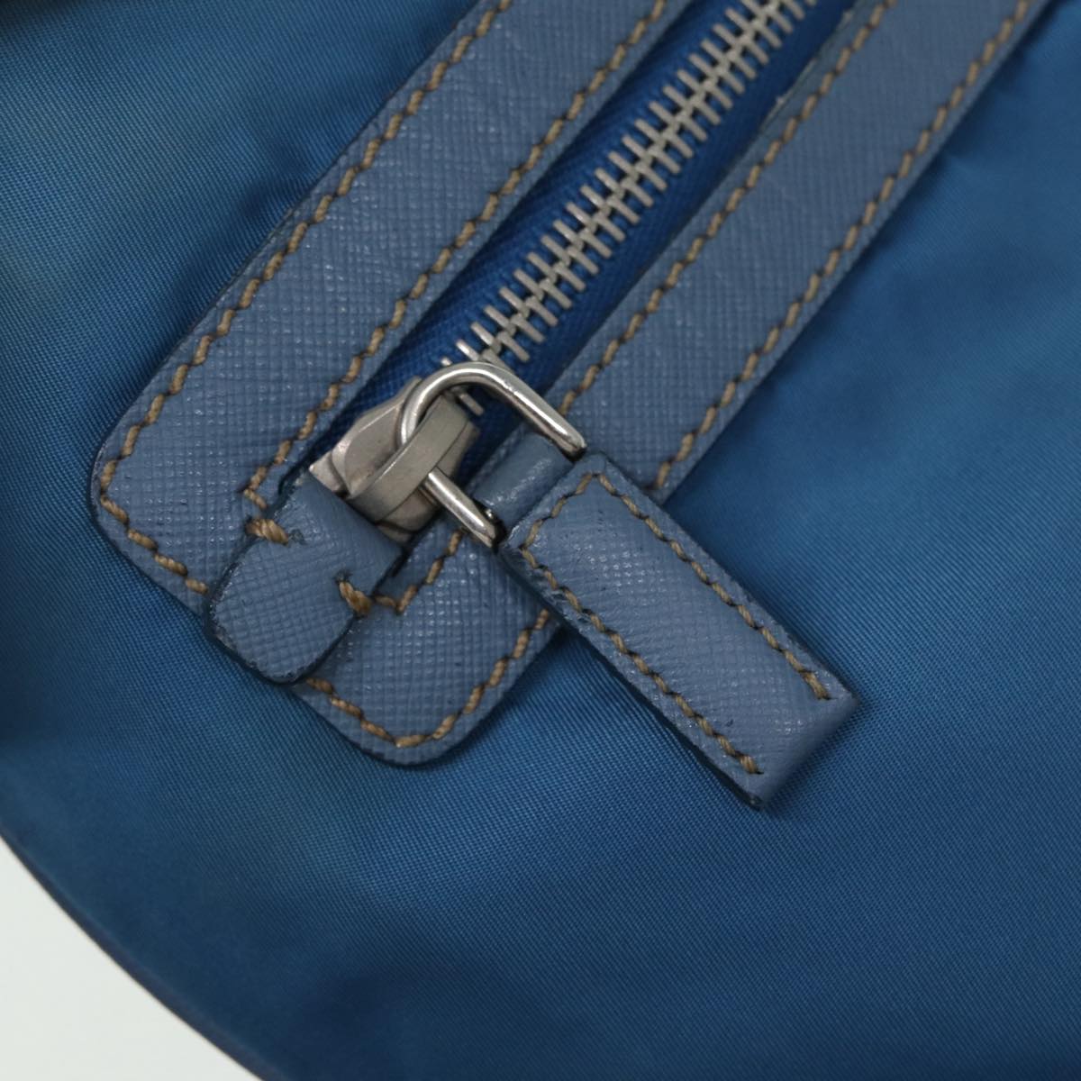 PRADA Shoulder Bag Nylon Blue Auth 85051