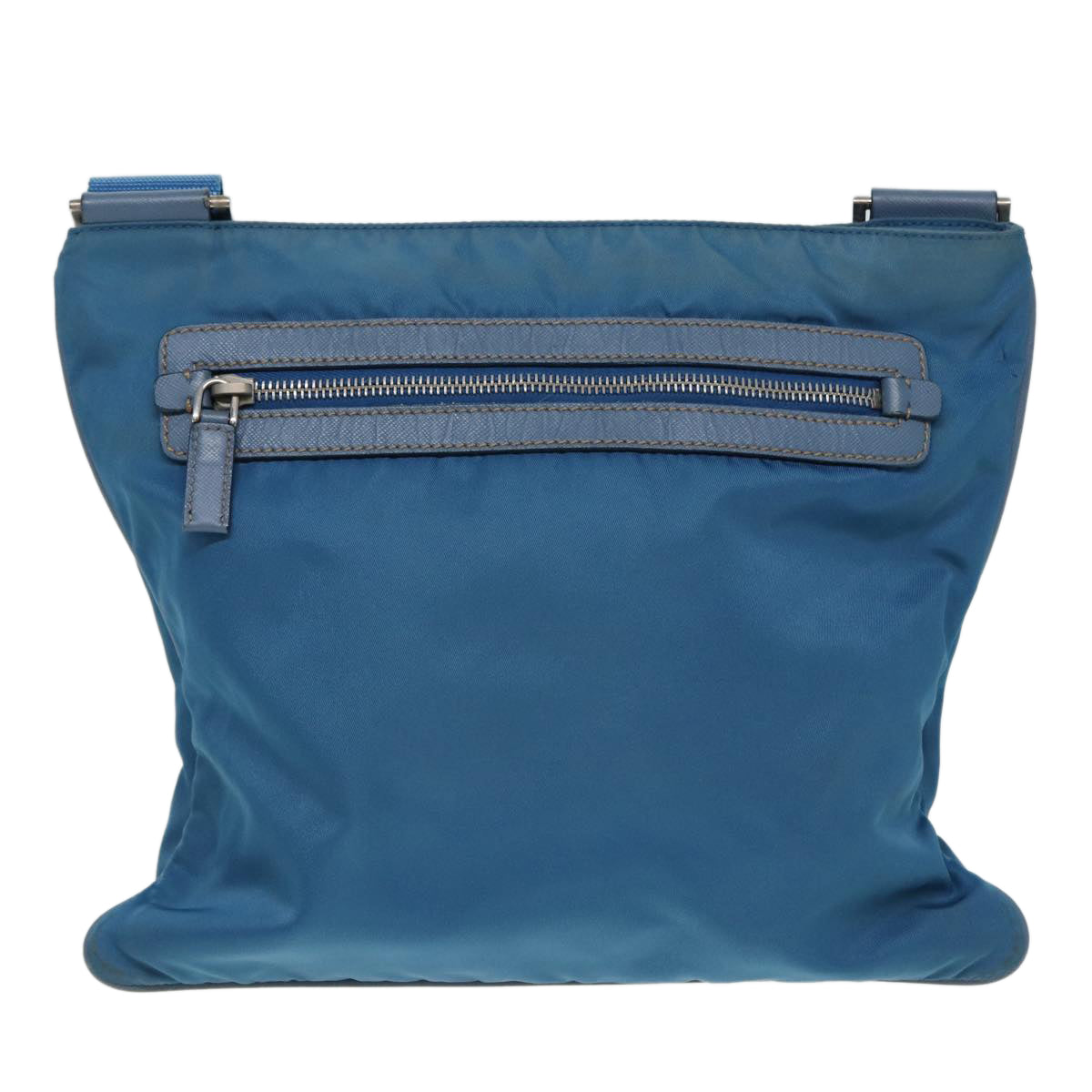 PRADA Shoulder Bag Nylon Blue Auth 85051