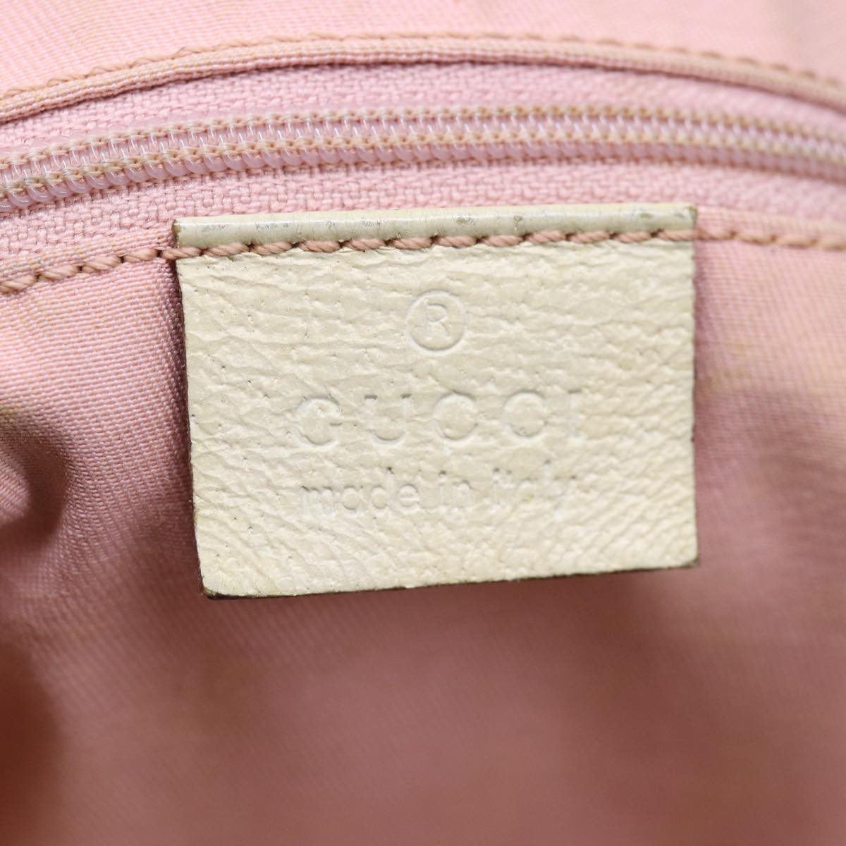 GUCCI GG Canvas Tote Bag Pink 141470 Auth 85056