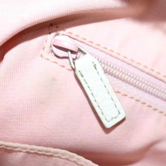 GUCCI GG Canvas Tote Bag Pink 141470 Auth 85056