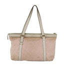 GUCCI GG Canvas Tote Bag Pink 141470 Auth 85056-2