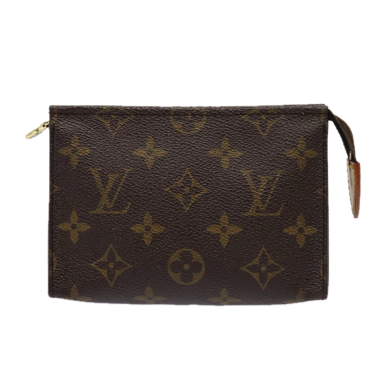 LOUIS VUITTON Monogram Poche Toilette 15 Pouch M47546 LV Auth 85063 - 0