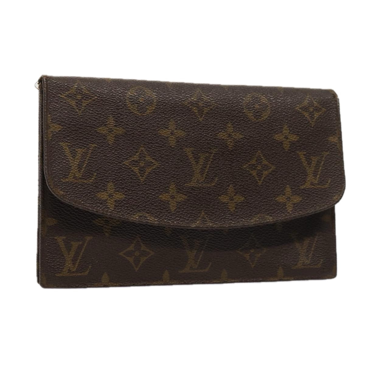 LOUIS VUITTON Monogram Pochette Rabat 23 Clutch Bag M51940 LV Auth 85065