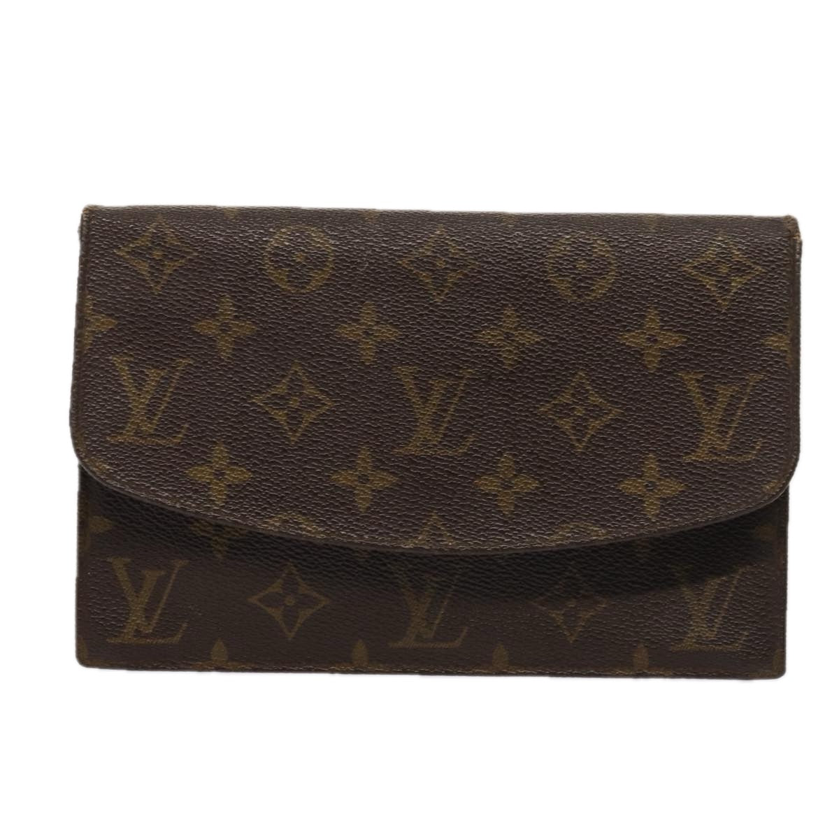 LOUIS VUITTON Monogram Pochette Rabat 23 Clutch Bag M51940 LV Auth 85065