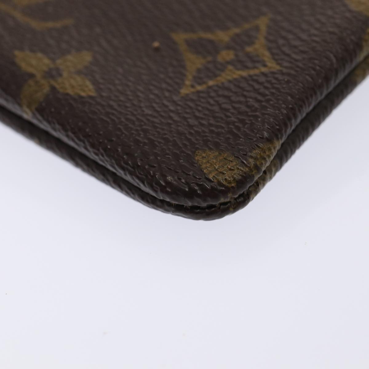 LOUIS VUITTON Monogram Pochette Cles Coin Purse M62650 LV Auth 85066