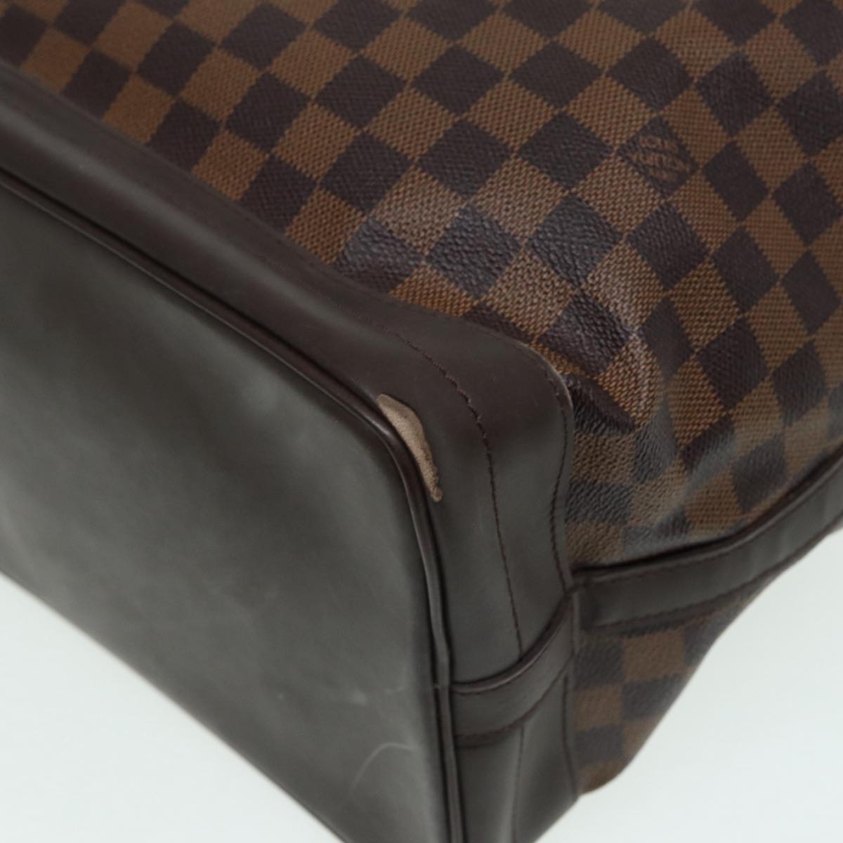 LOUIS VUITTON Damier Ebene Noe Shoulder Bag SPO N42229 LV Auth 85069