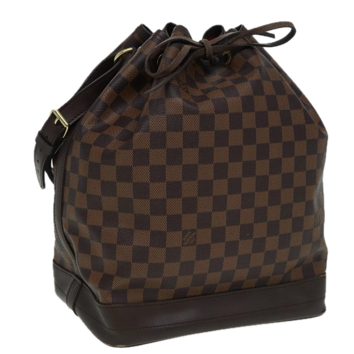 LOUIS VUITTON Damier Ebene Noe Shoulder Bag SPO N42229 LV Auth 85069