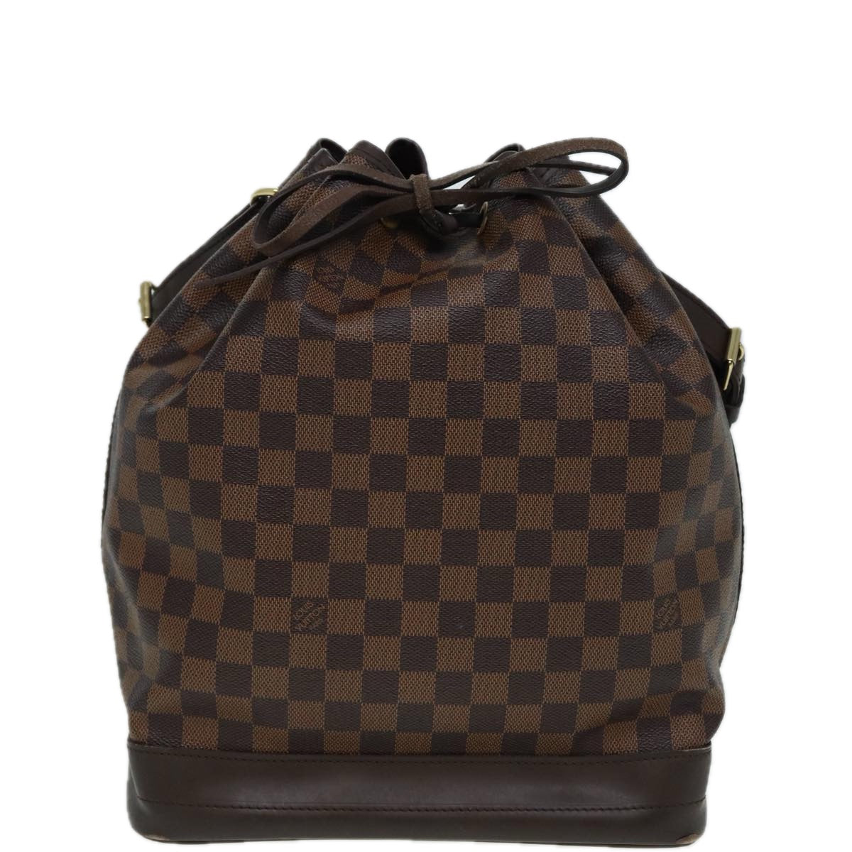 LOUIS VUITTON Damier Ebene Noe Shoulder Bag SPO N42229 LV Auth 85069