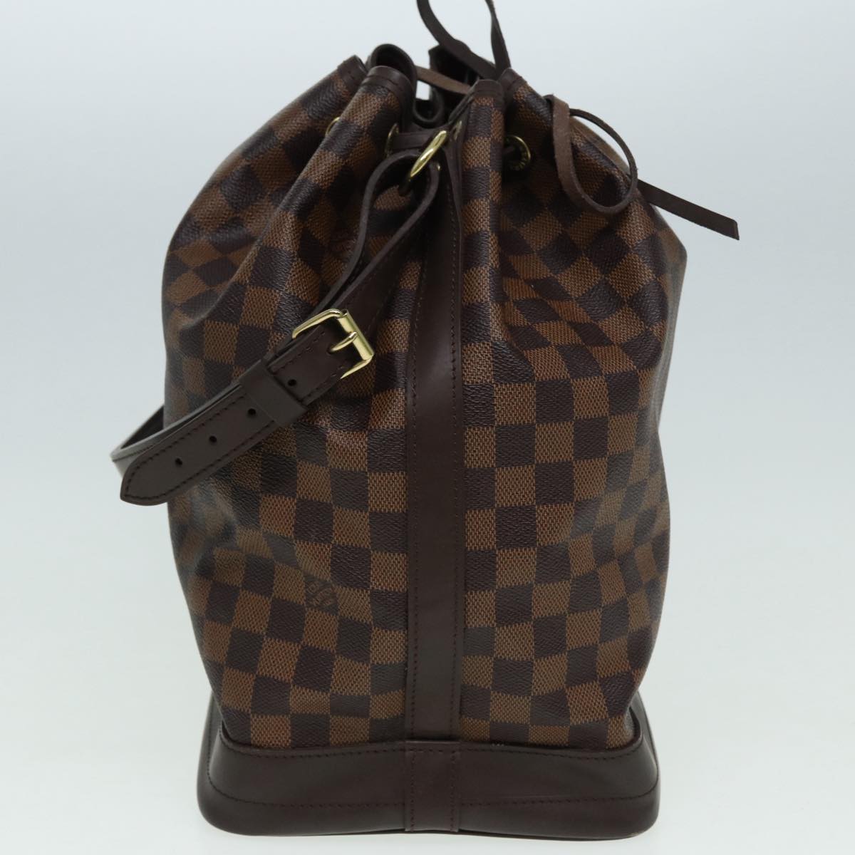 LOUIS VUITTON Damier Ebene Noe Shoulder Bag SPO N42229 LV Auth 85069