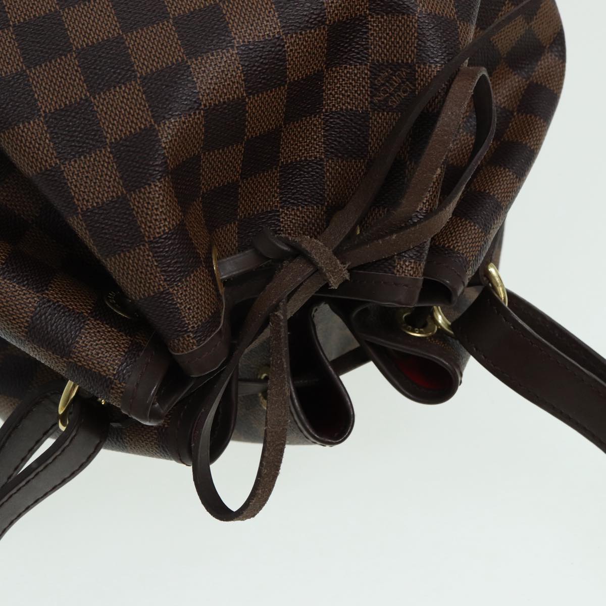 LOUIS VUITTON Damier Ebene Noe Shoulder Bag SPO N42229 LV Auth 85069