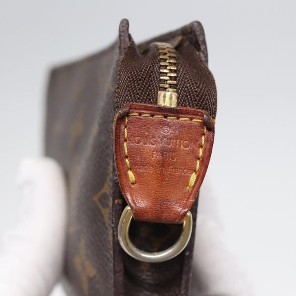 LOUIS VUITTON Monogram Bucket PM Accessory Pouch LV Auth 85074