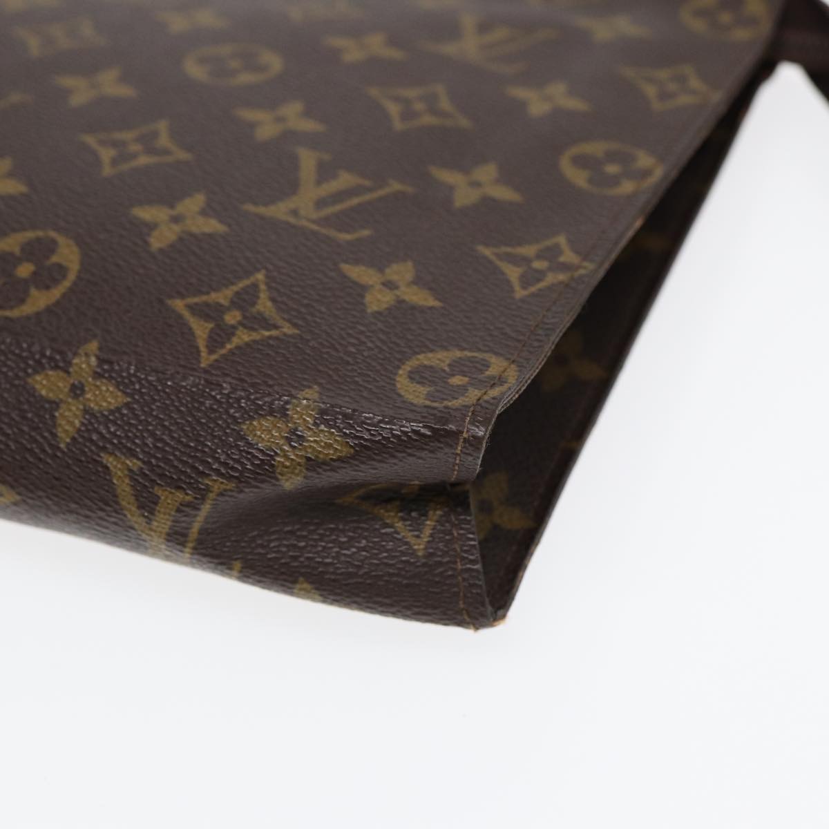 LOUIS VUITTON Monogram Poche Toilette 26 Pouch M47542 LV Auth 85079