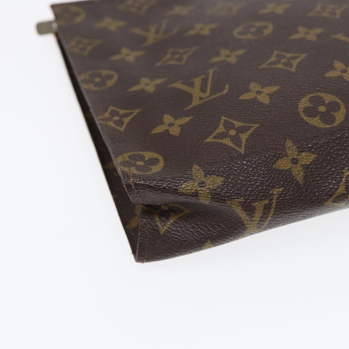 LOUIS VUITTON Monogram Poche Toilette 26 Pouch M47542 LV Auth 85079