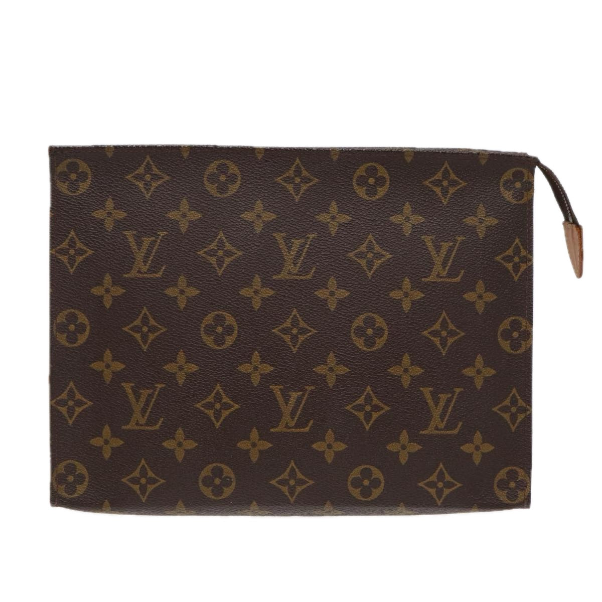 LOUIS VUITTON Monogram Poche Toilette 26 Pouch M47542 LV Auth 85080