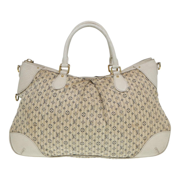 LOUIS VUITTON Monogram Mini Lin Croisette Marina GM Bag 2way M95492 Auth 85081