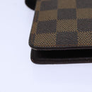 LOUIS VUITTON Damier Ebene Agenda MM Day Planner Cover R20240 LV Auth 85086-16