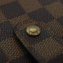 LOUIS VUITTON Damier Ebene Agenda MM Day Planner Cover R20240 LV Auth 85086-7