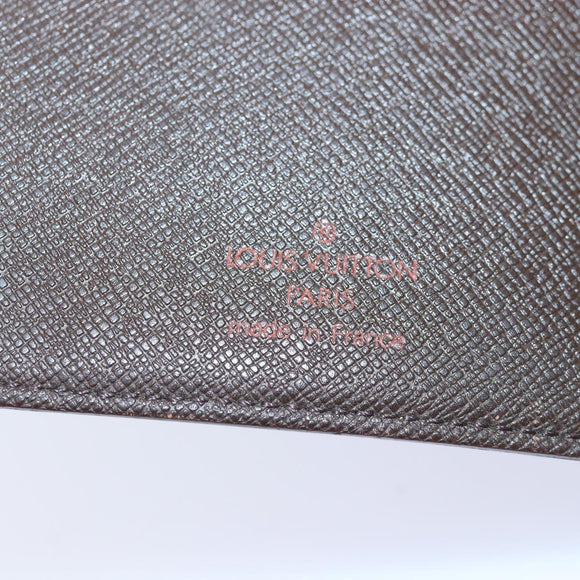 LOUIS VUITTON Damier Ebene Agenda MM Day Planner Cover R20240 LV Auth 85086