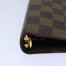 LOUIS VUITTON Damier Ebene Agenda MM Day Planner Cover R20240 LV Auth 85086-14