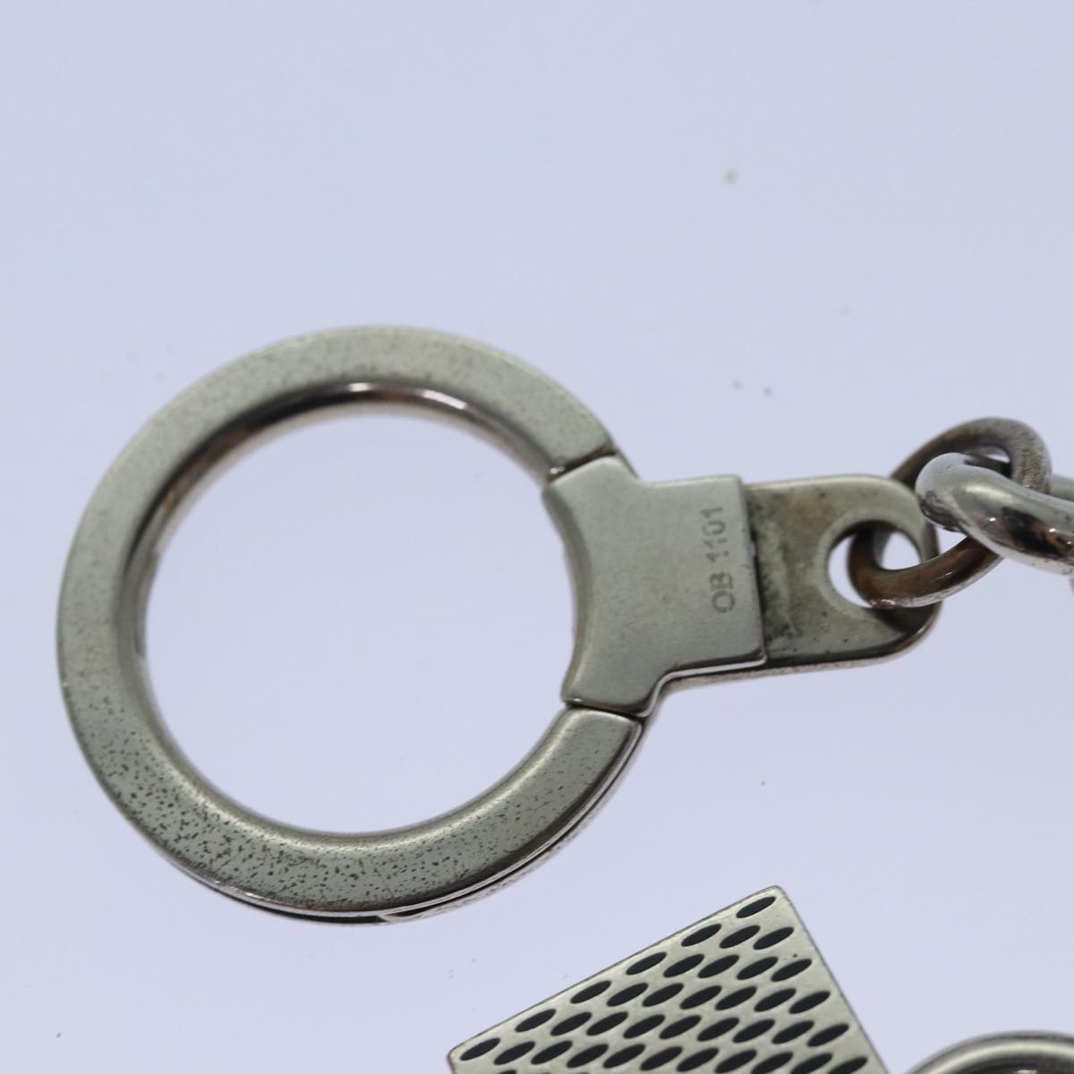 LOUIS VUITTON Chainne Anneau Cles XL Key Ring metal Silver M65774 LV Auth 85087