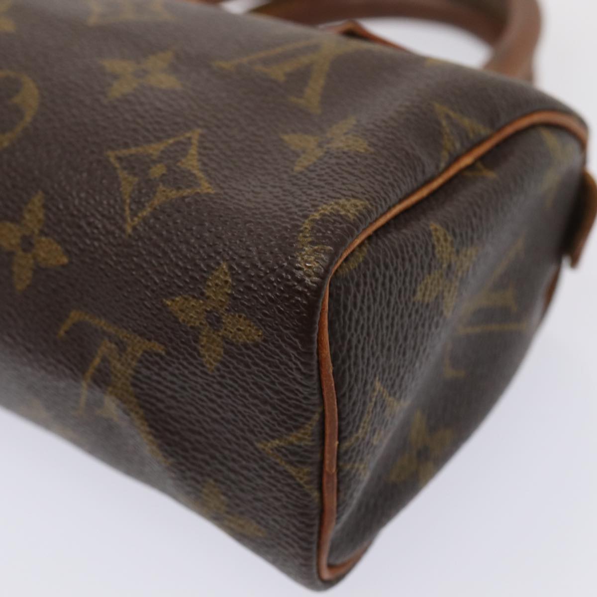 LOUIS VUITTON Monogram Mini Speedy Hand Bag M41534 LV Auth 85088