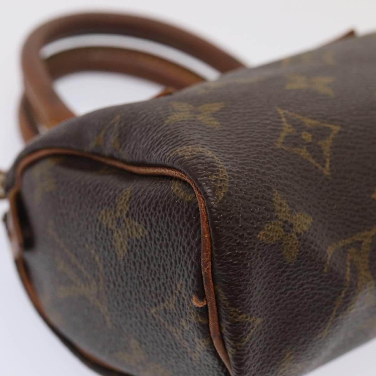 LOUIS VUITTON Monogram Mini Speedy Hand Bag M41534 LV Auth 85088