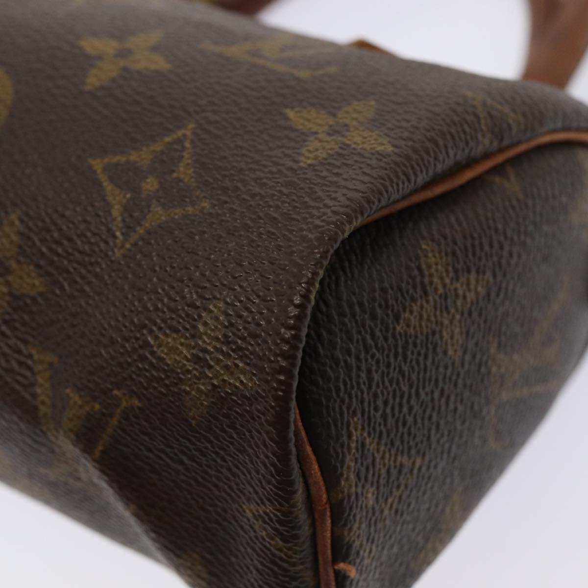 LOUIS VUITTON Monogram Mini Speedy Hand Bag M41534 LV Auth 85088