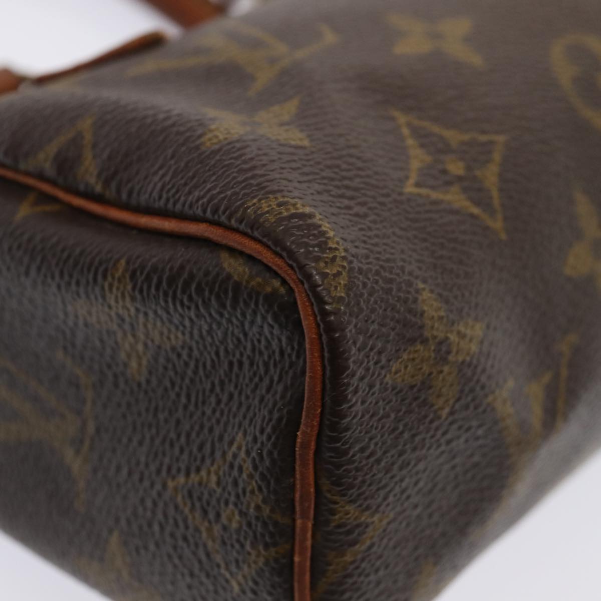 LOUIS VUITTON Monogram Mini Speedy Hand Bag M41534 LV Auth 85088