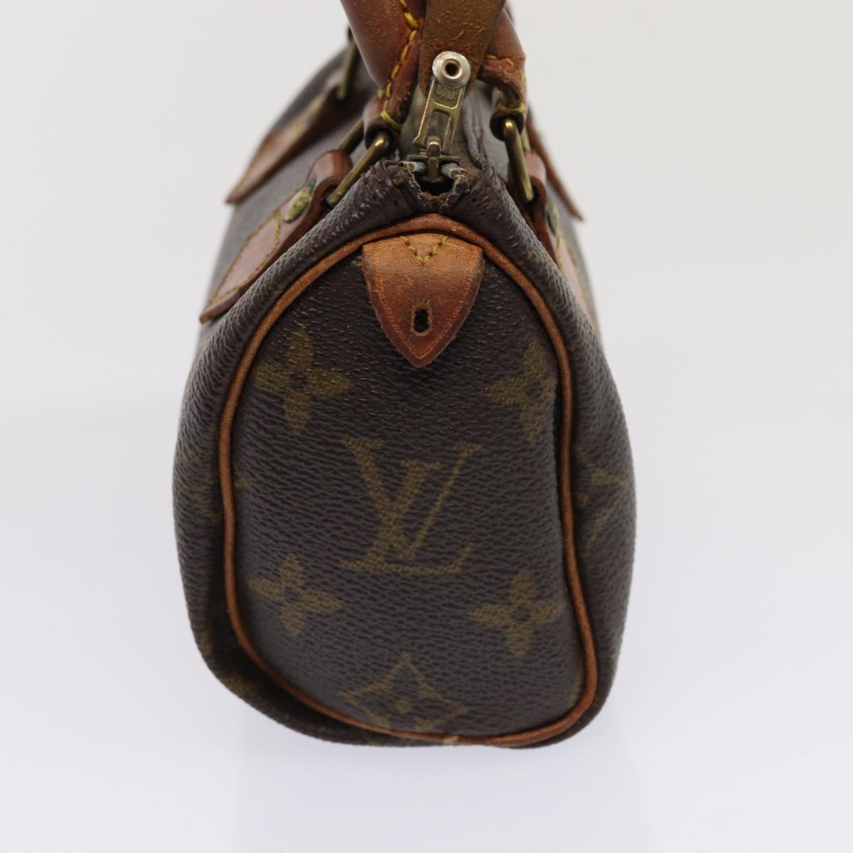 LOUIS VUITTON Monogram Mini Speedy Hand Bag M41534 LV Auth 85088