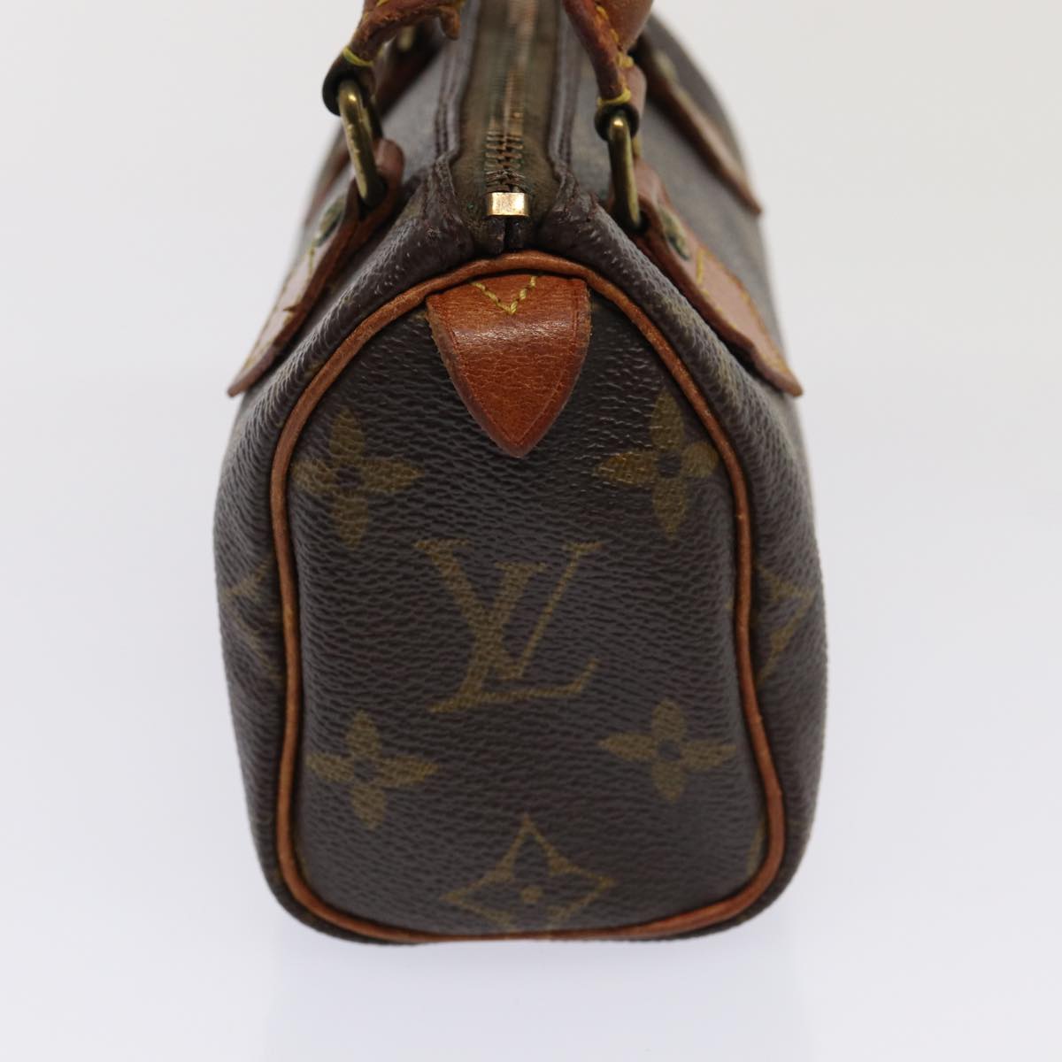 LOUIS VUITTON Monogram Mini Speedy Hand Bag M41534 LV Auth 85088