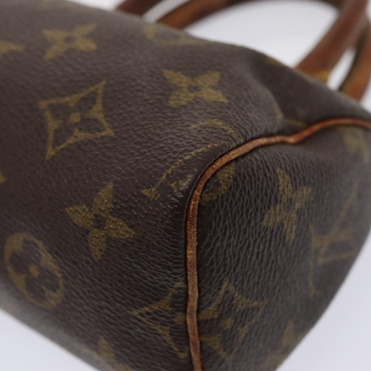 LOUIS VUITTON Monogram Mini Speedy Hand Bag M41534 LV Auth 85090