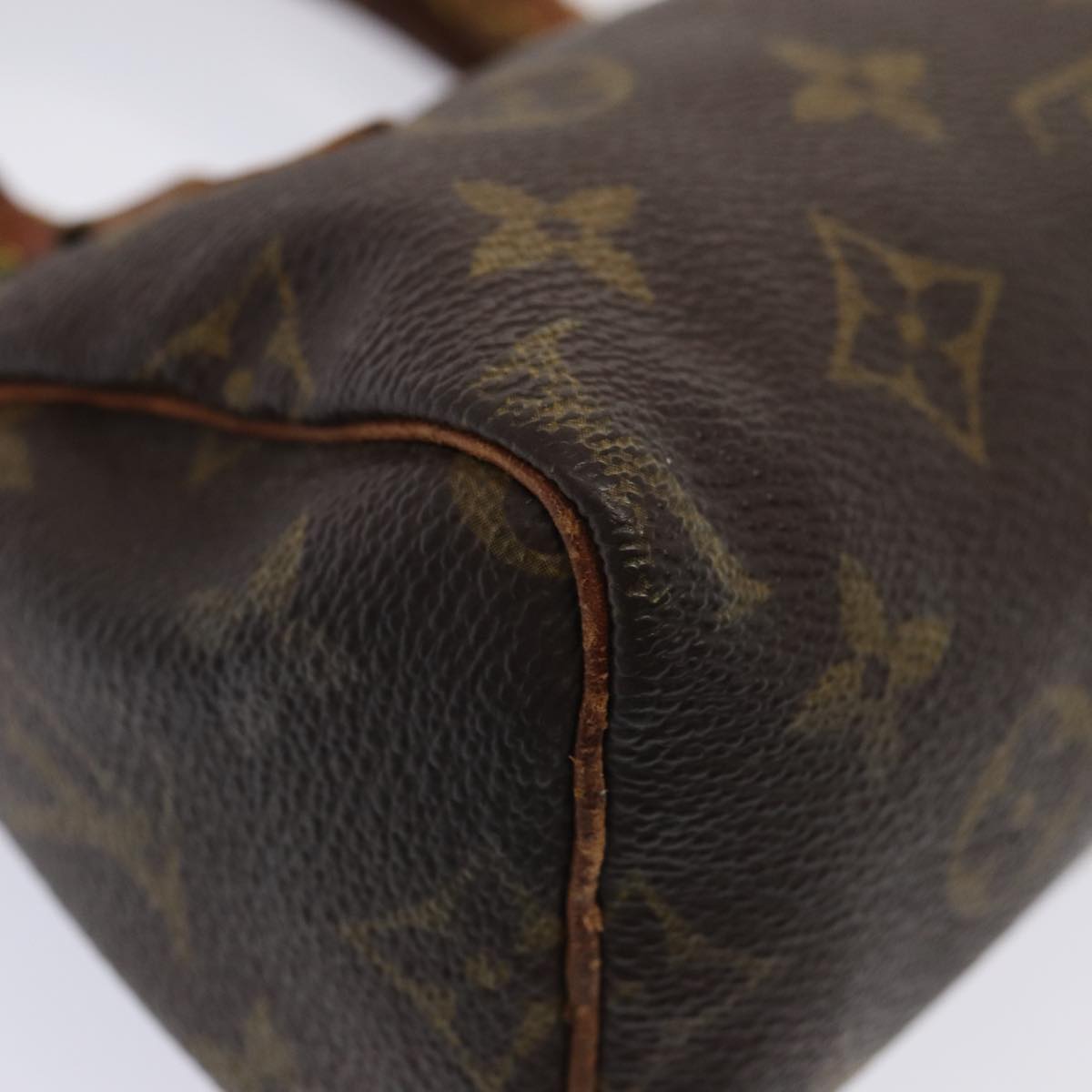 LOUIS VUITTON Monogram Mini Speedy Hand Bag M41534 LV Auth 85090