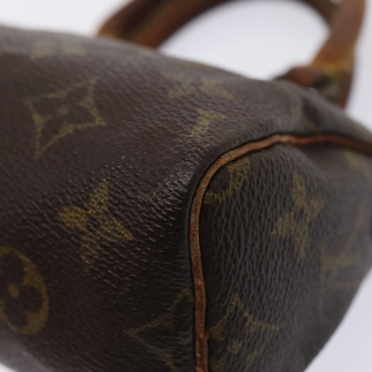 LOUIS VUITTON Monogram Mini Speedy Hand Bag M41534 LV Auth 85090