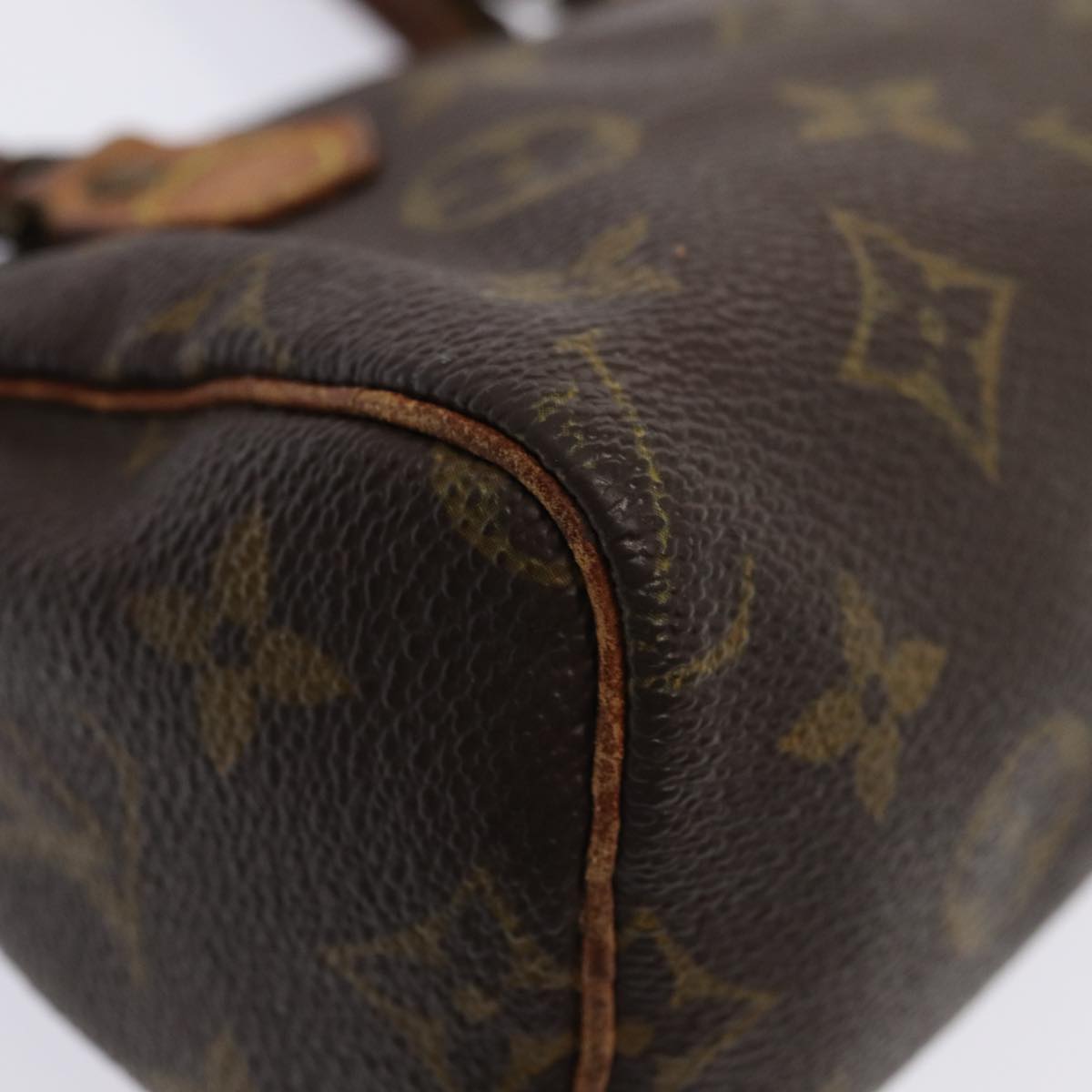 LOUIS VUITTON Monogram Mini Speedy Hand Bag M41534 LV Auth 85090