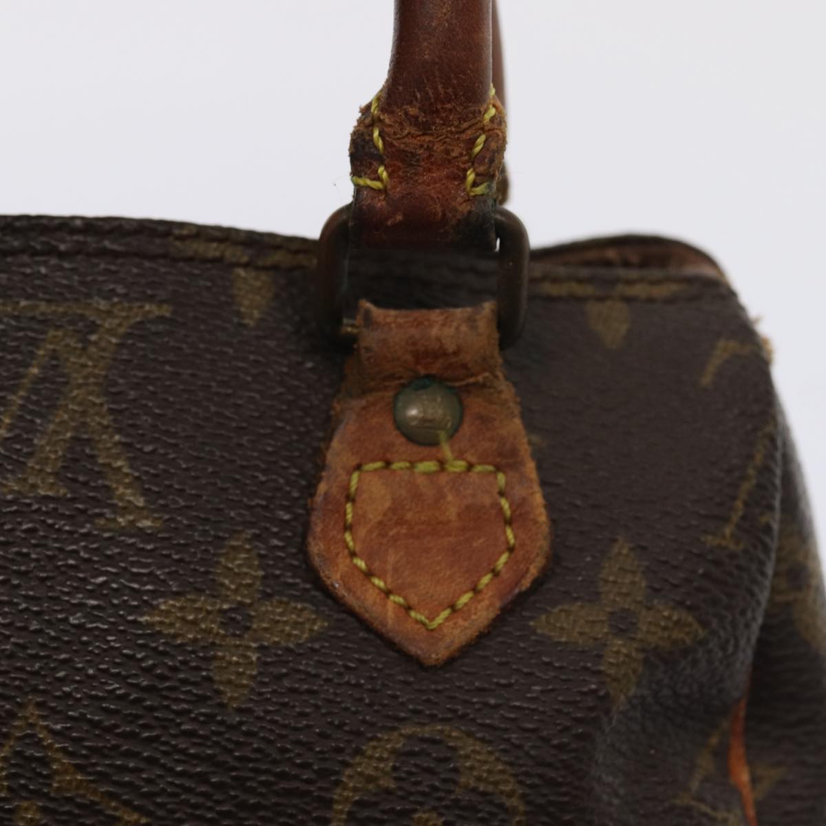 LOUIS VUITTON Monogram Mini Speedy Hand Bag M41534 LV Auth 85090