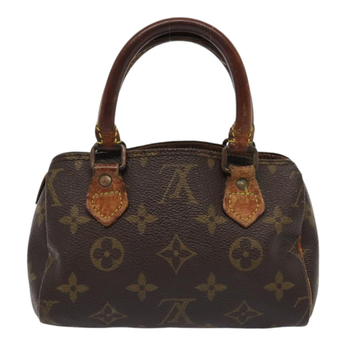 LOUIS VUITTON Monogram Mini Speedy Hand Bag M41534 LV Auth 85090