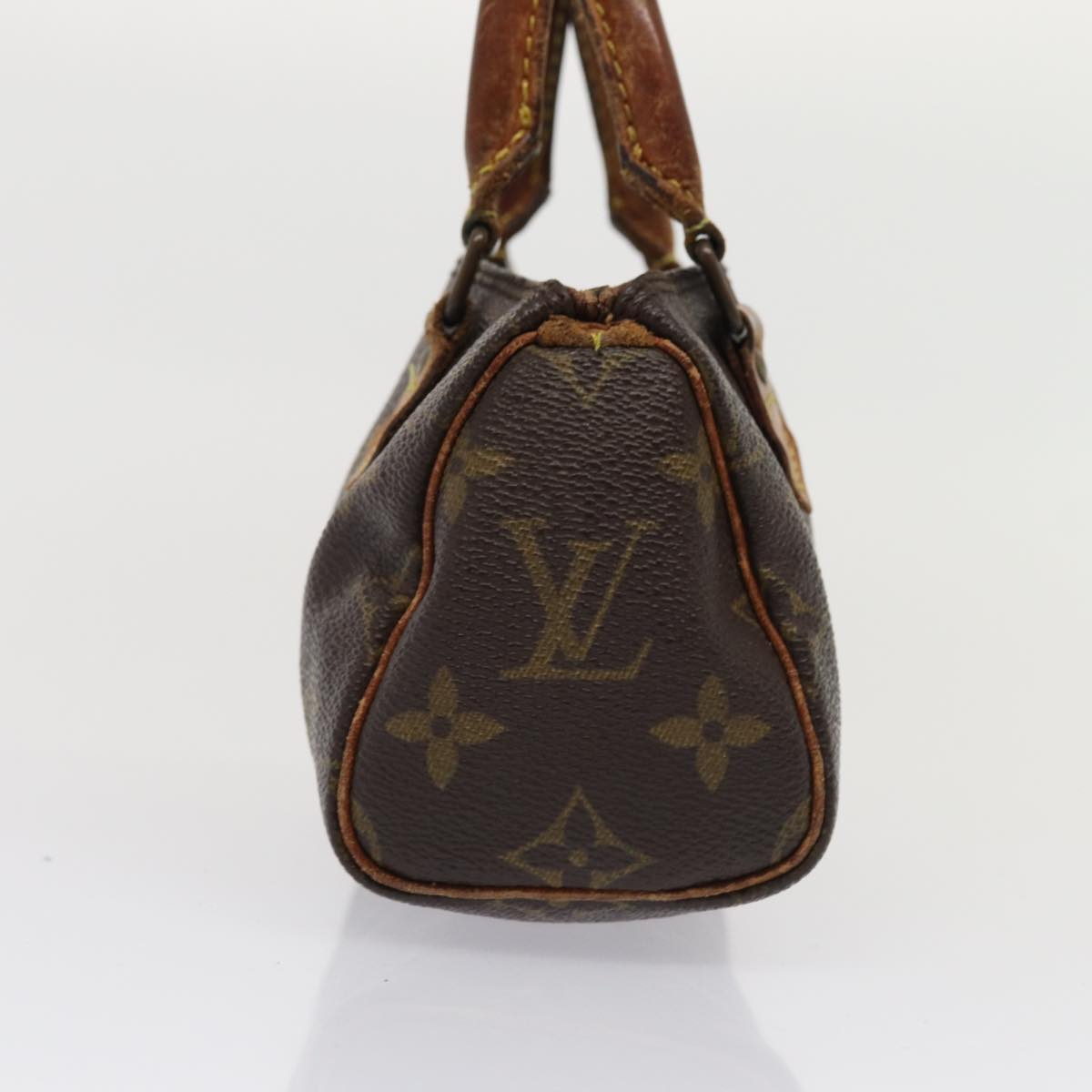 LOUIS VUITTON Monogram Mini Speedy Hand Bag M41534 LV Auth 85090