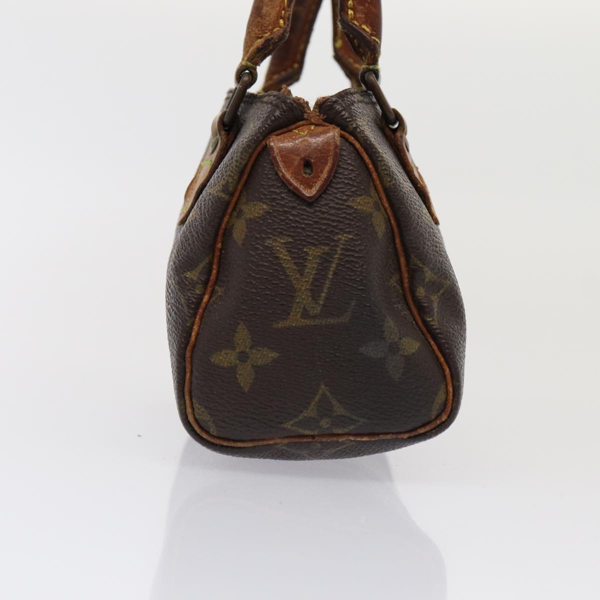 LOUIS VUITTON Monogram Mini Speedy Hand Bag M41534 LV Auth 85090