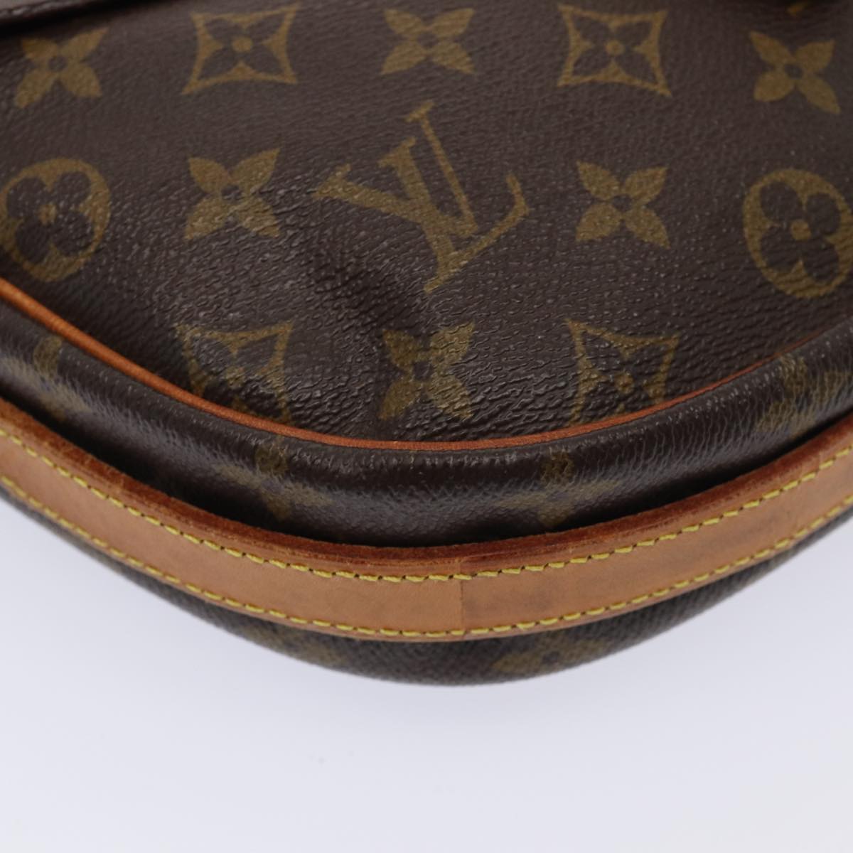 LOUIS VUITTON Monogram Jeune Fille GM Shoulder Bag M51225 LV Auth 85098