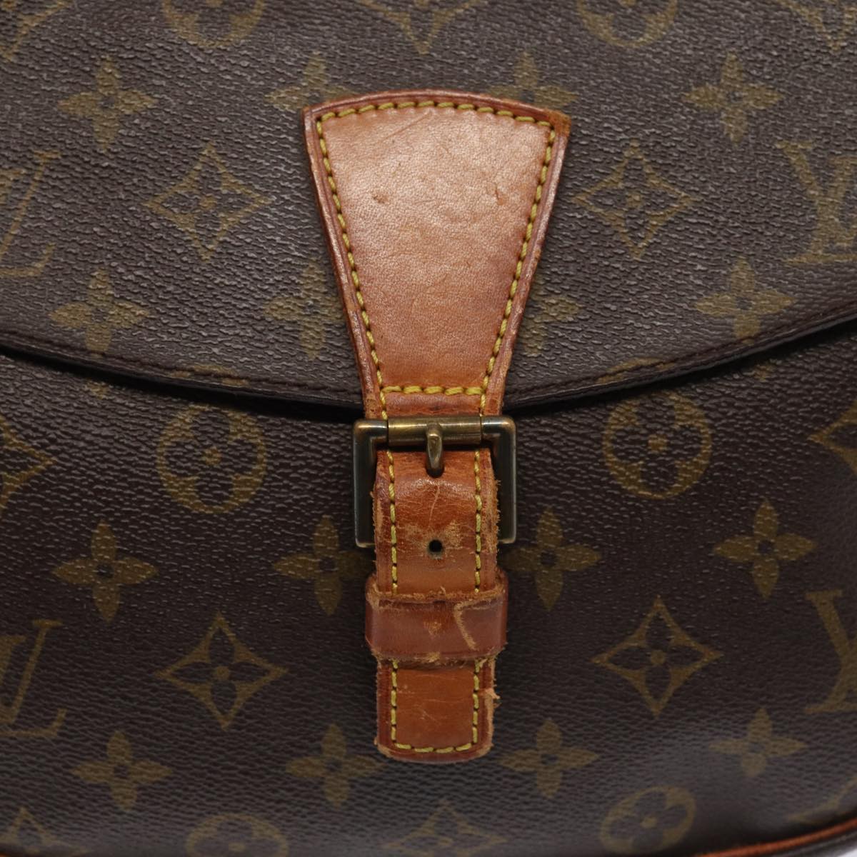 LOUIS VUITTON Monogram Jeune Fille GM Shoulder Bag M51225 LV Auth 85098