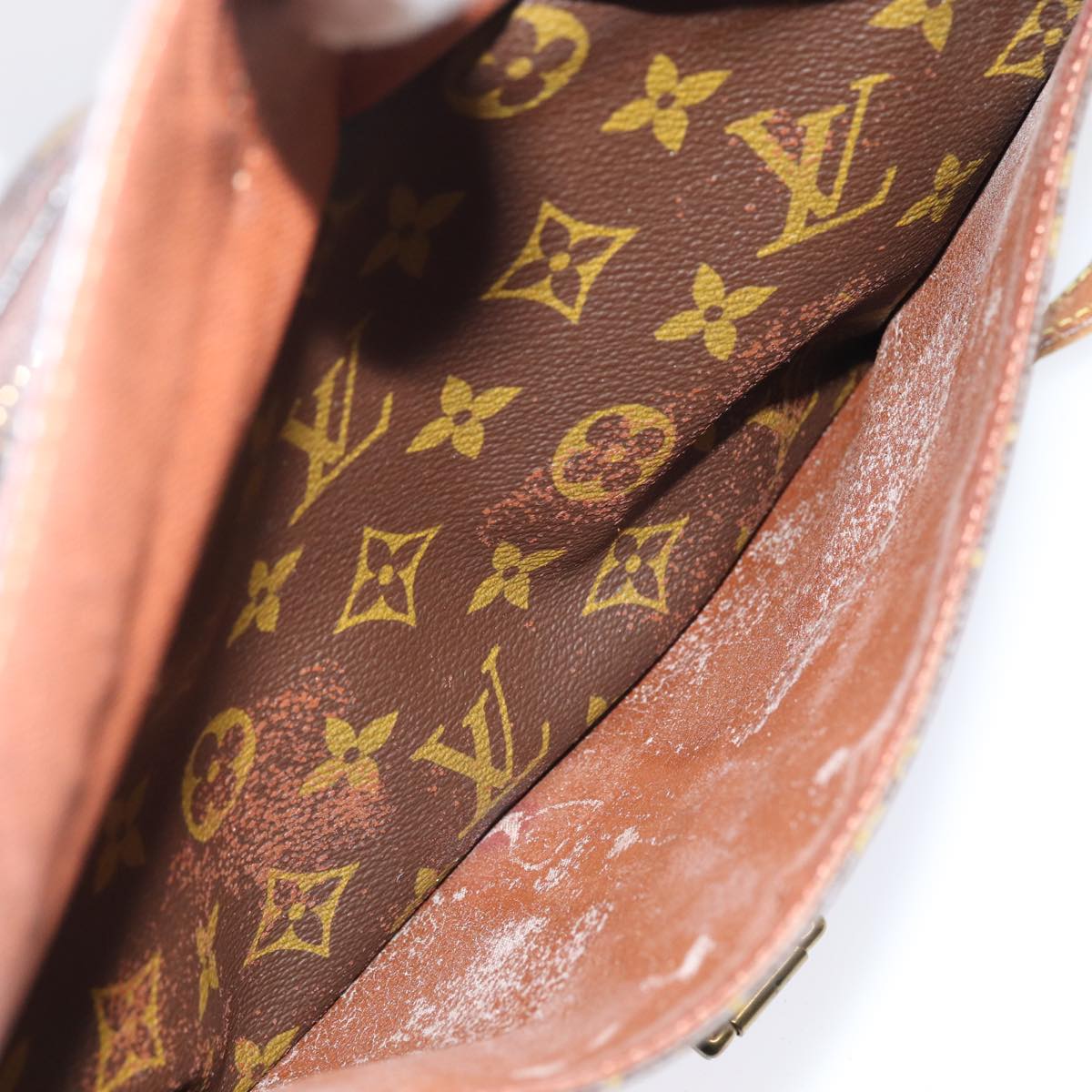 LOUIS VUITTON Monogram Jeune Fille GM Shoulder Bag M51225 LV Auth 85098