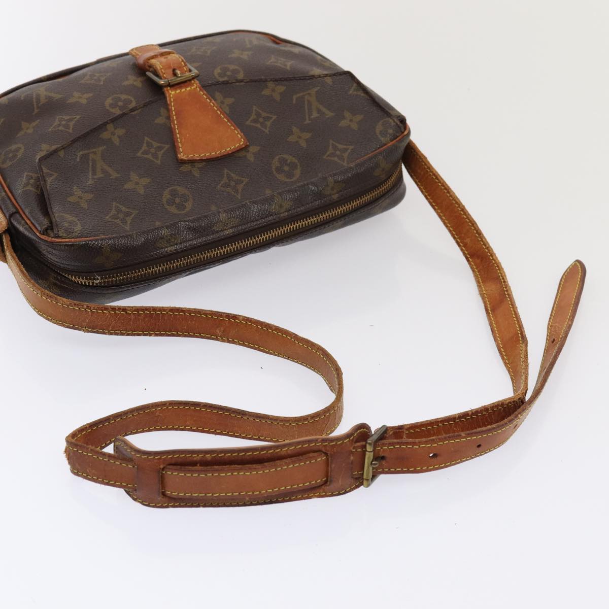 LOUIS VUITTON Monogram Jeune Fille GM Shoulder Bag M51225 LV Auth 85098