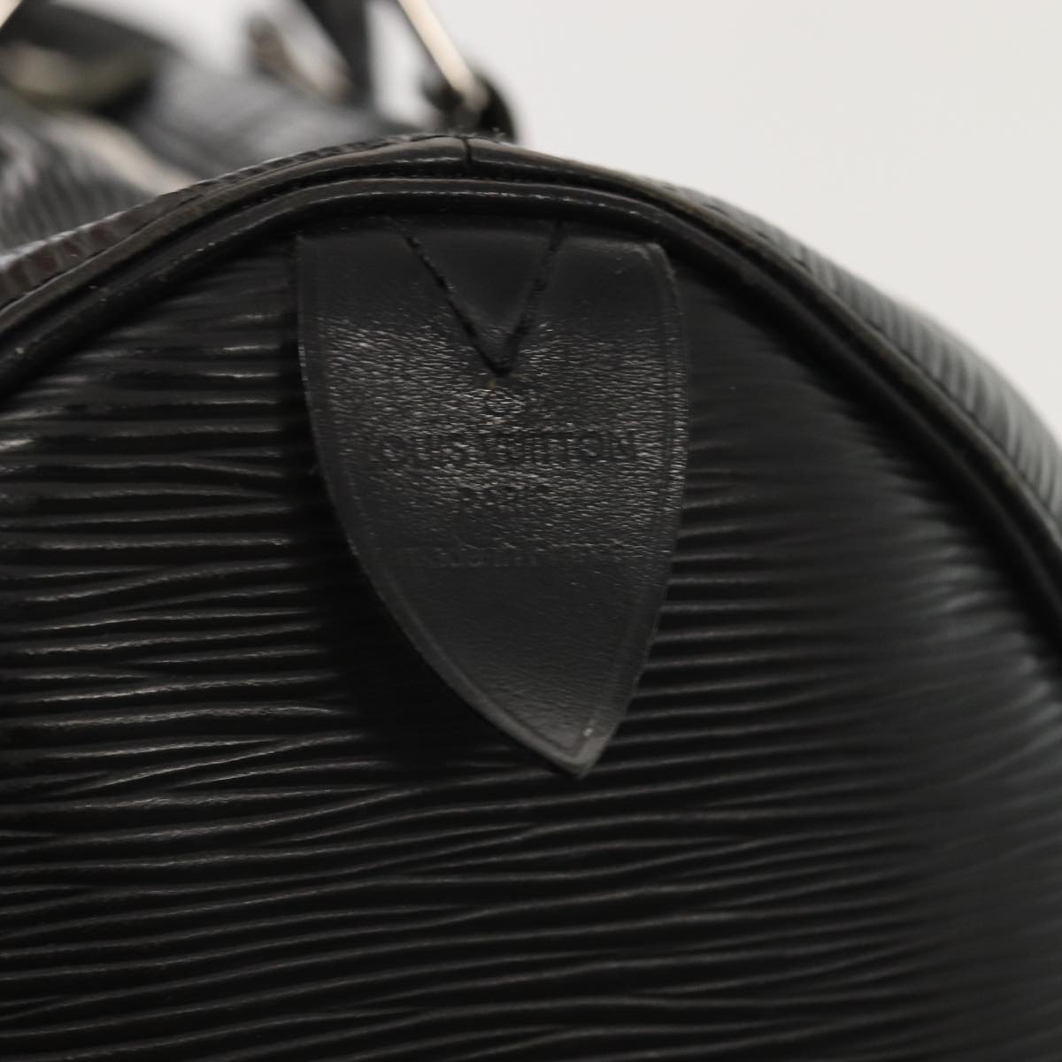 LOUIS VUITTON Epi Speedy 30 Hand Bag Noir Black M43002 LV Auth 85111