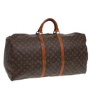 LOUIS VUITTON Monogram Keepall 60 Boston Bag M41422 LV Auth 85116-1